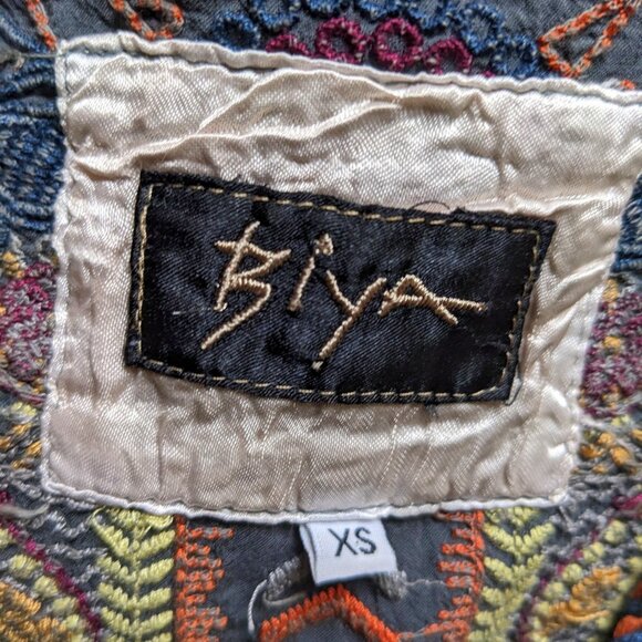 Johnny Was Biya Embroidered Boho Sleeveless Drape Oversize Tunic Size XS/S/M/L - Picture 6 of 7